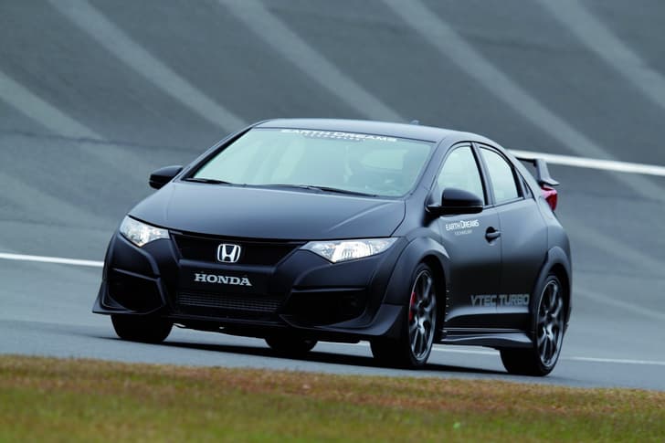 Honda Civic Type R prototype photo gallery